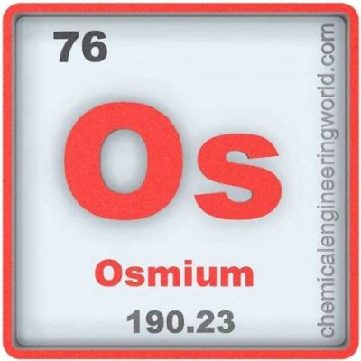  ¿Osmium: Un Metal Delicioso Para La Ingeniería Aeroespacial?